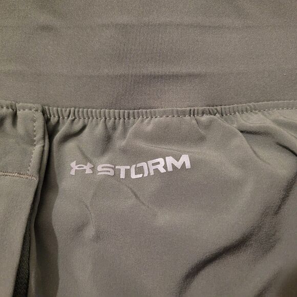 Under Armour UA Storm Run Green Track Pants Size 2XL Men's Flaw - Picture 13 of 16